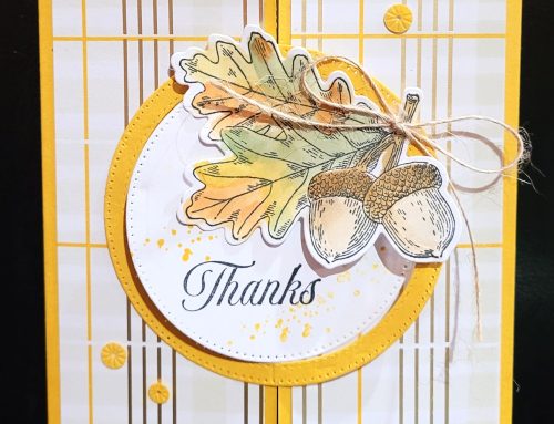 Facebook Live-“Amber Autumn “Open Gate Fun Fold Card